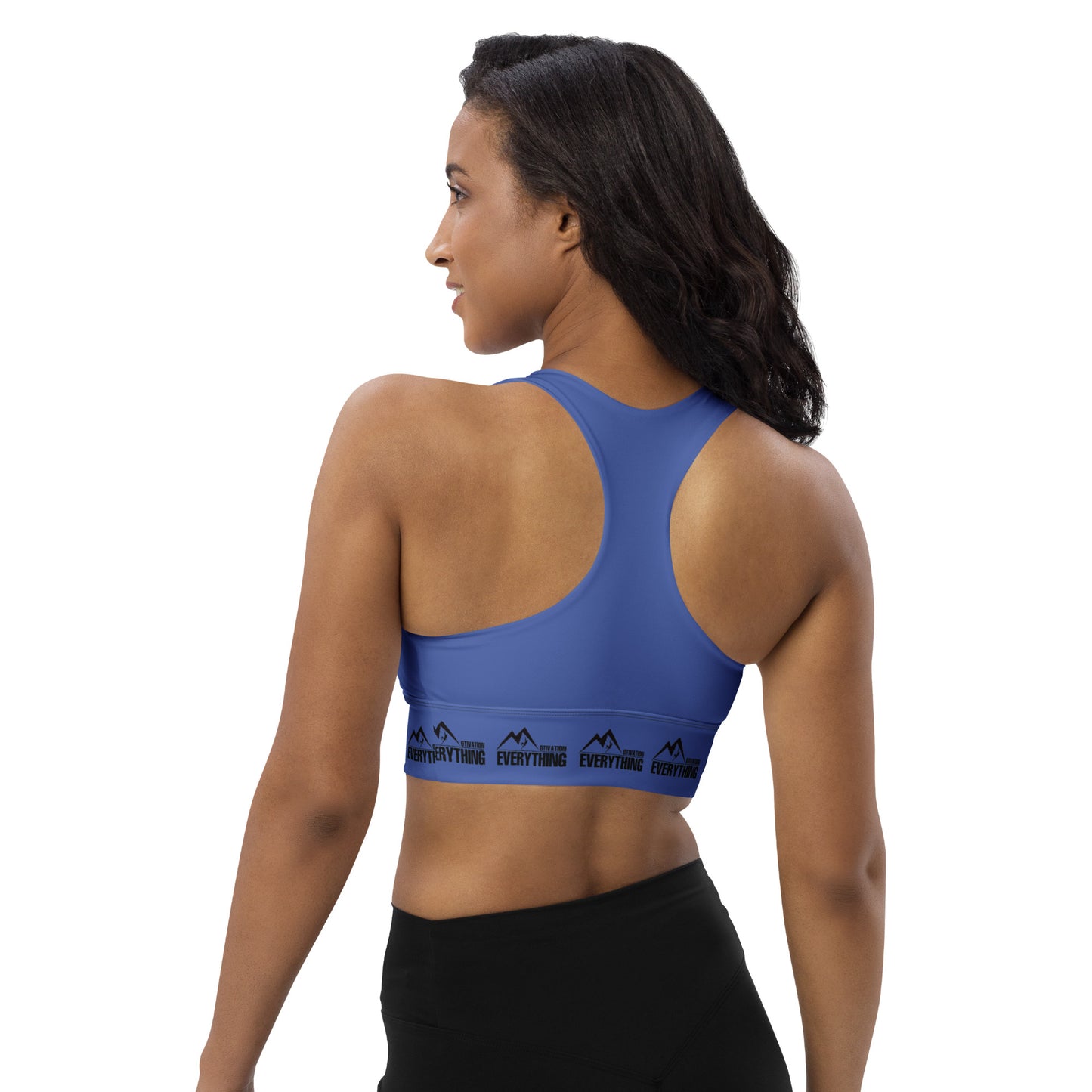 Motivation Over Everything sports bra