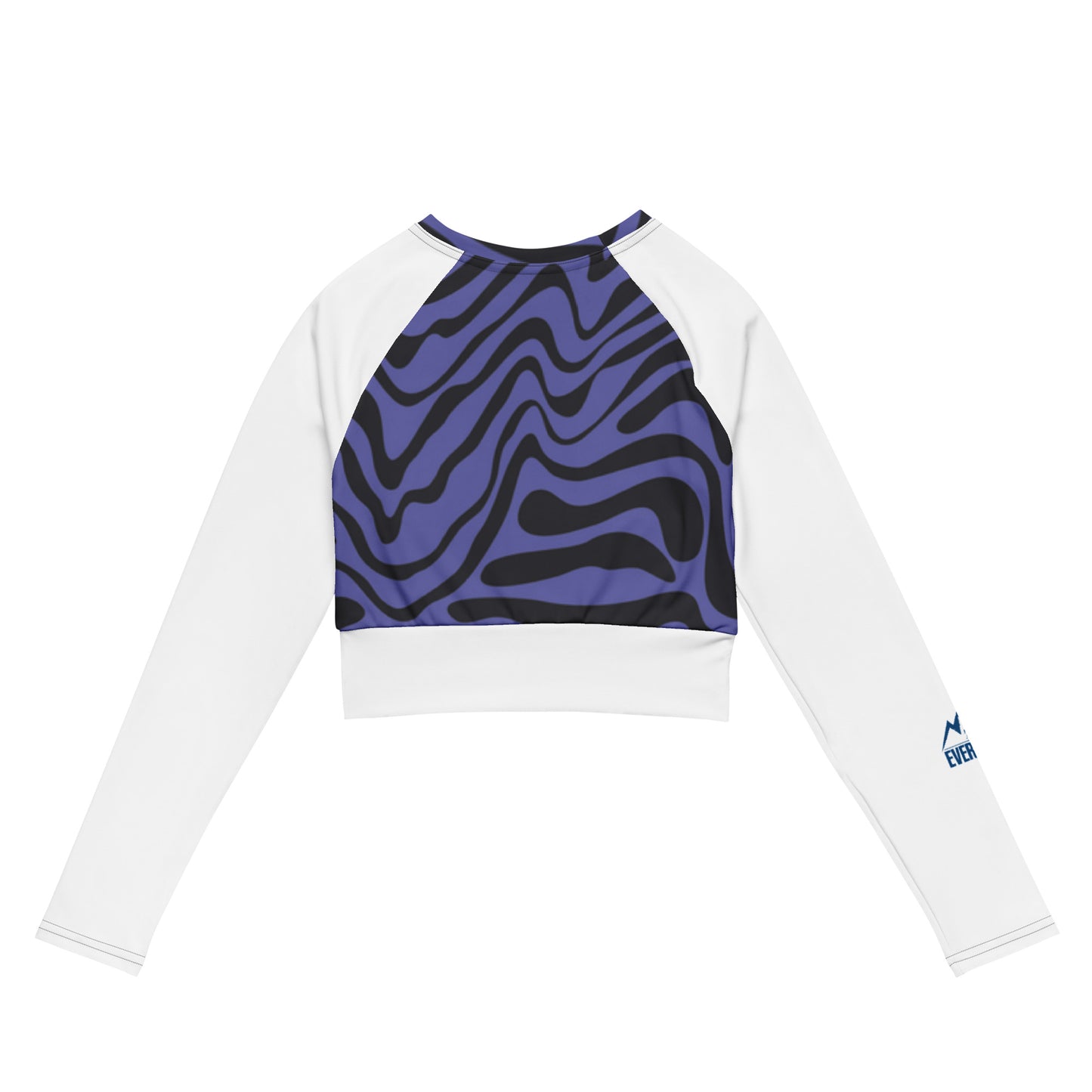 Motivation Over Everything long-sleeve crop top