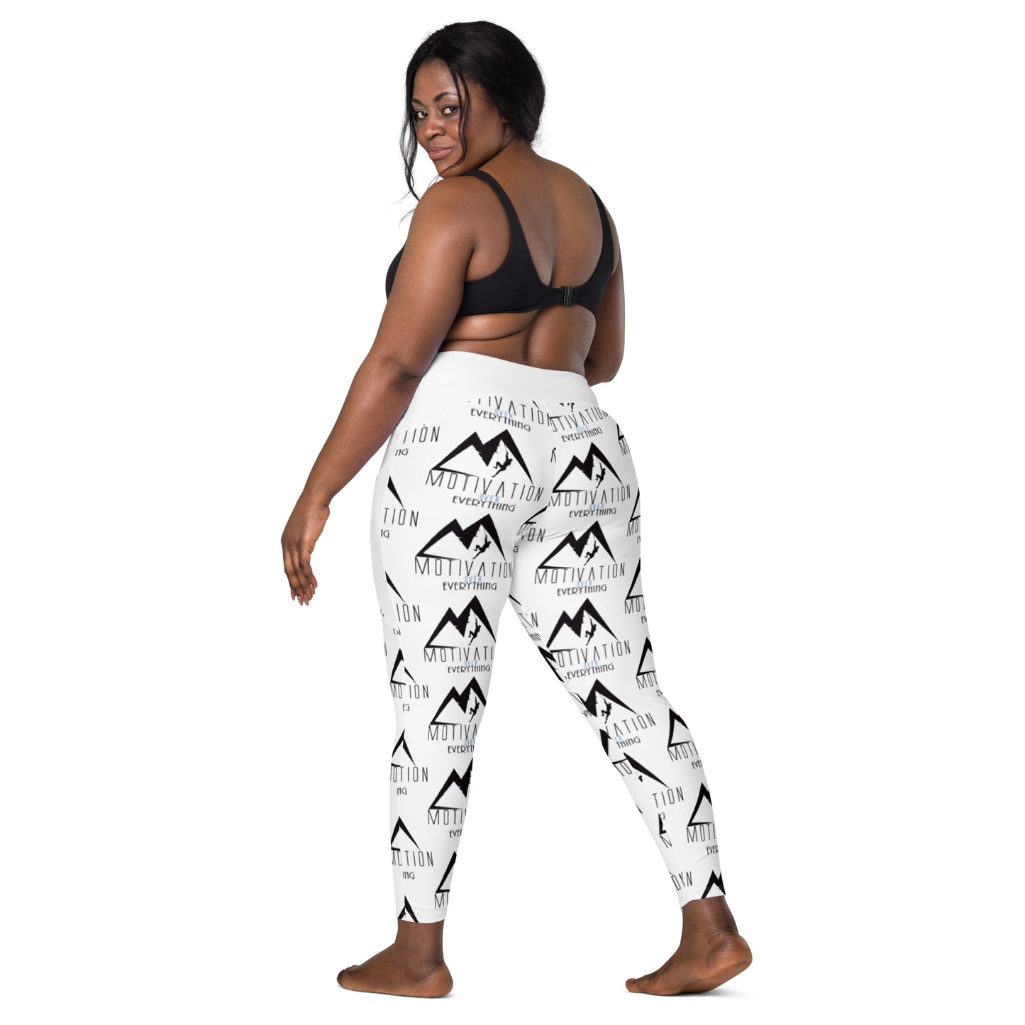Motivation Over Everything Leggings with pockets