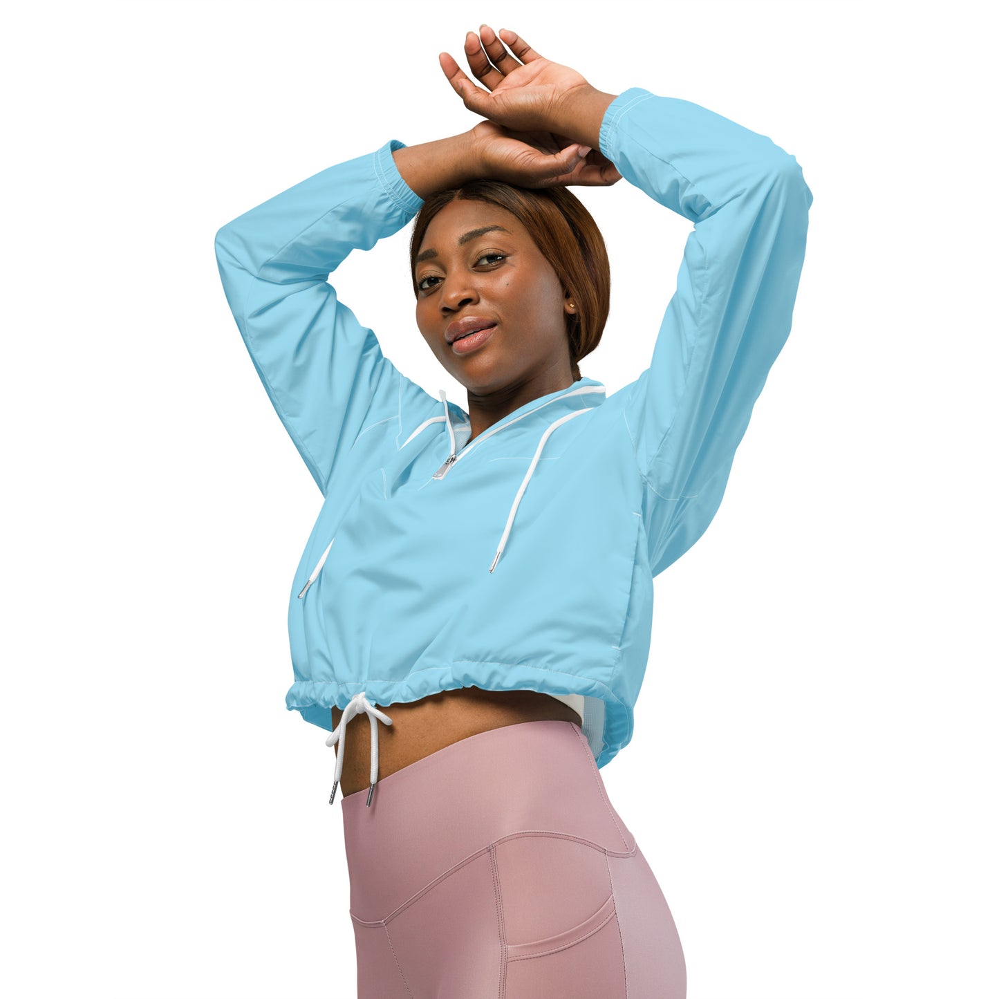 Motivation Over Everything Women’s cropped windbreaker