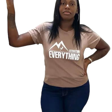 Motivation Over Everything Women’s high-waisted t-shirt