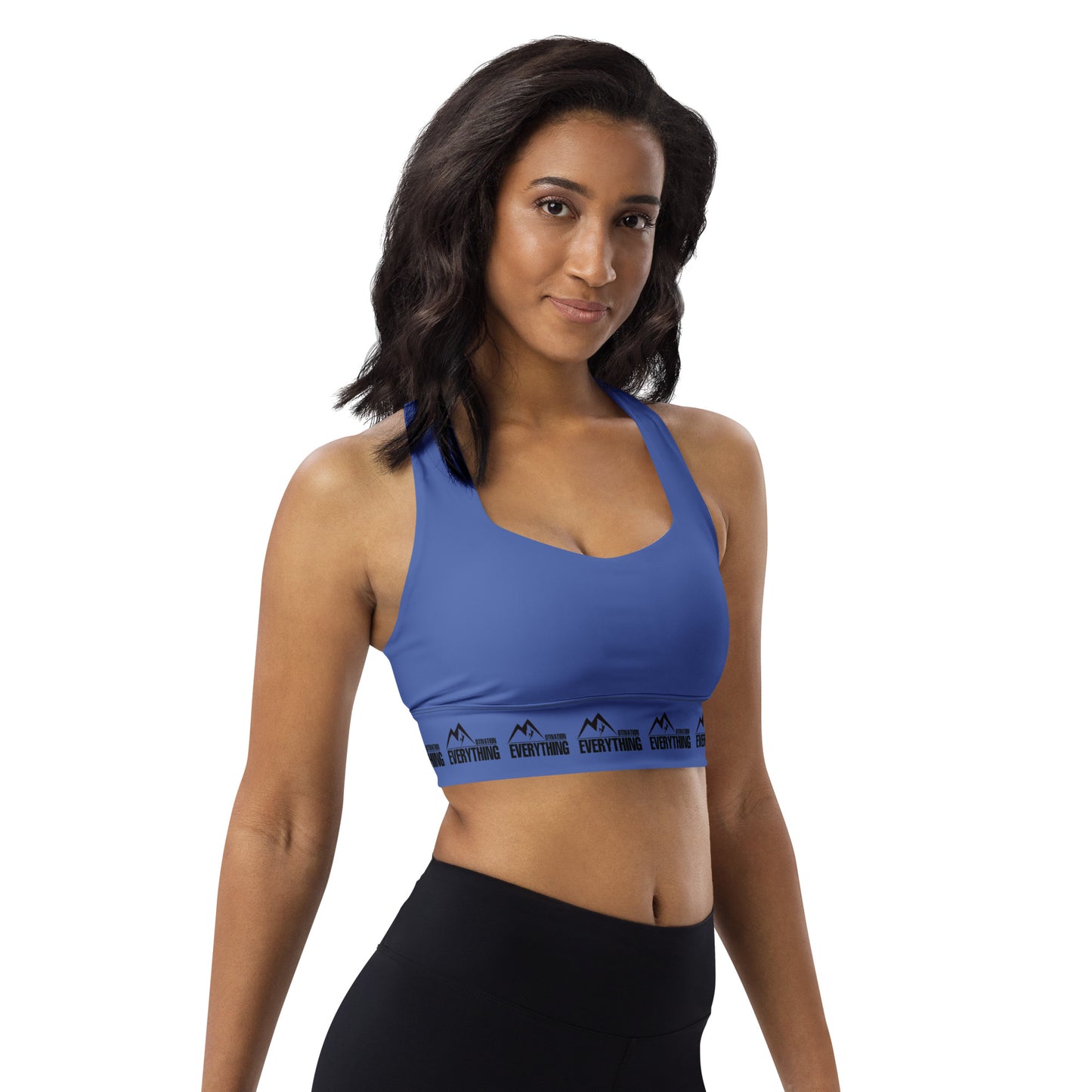 Motivation Over Everything sports bra