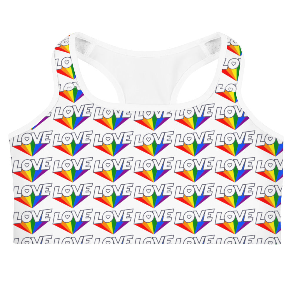 Motivation Over Everything Sports bra