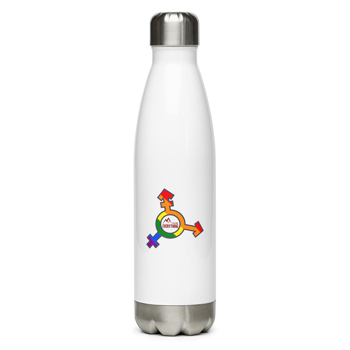 Motivation Over Everything Stainless steel water bottle