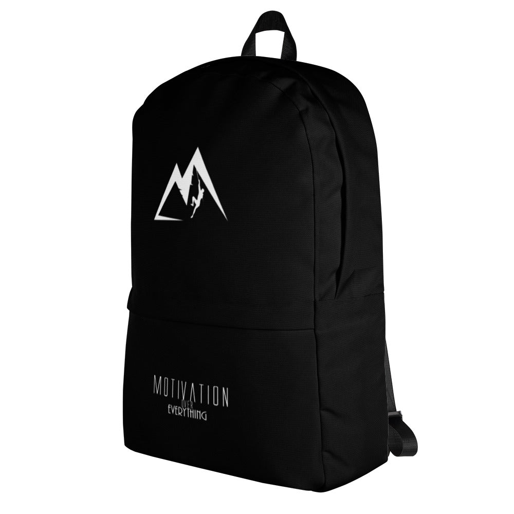 Motivation Over Everything Backpack
