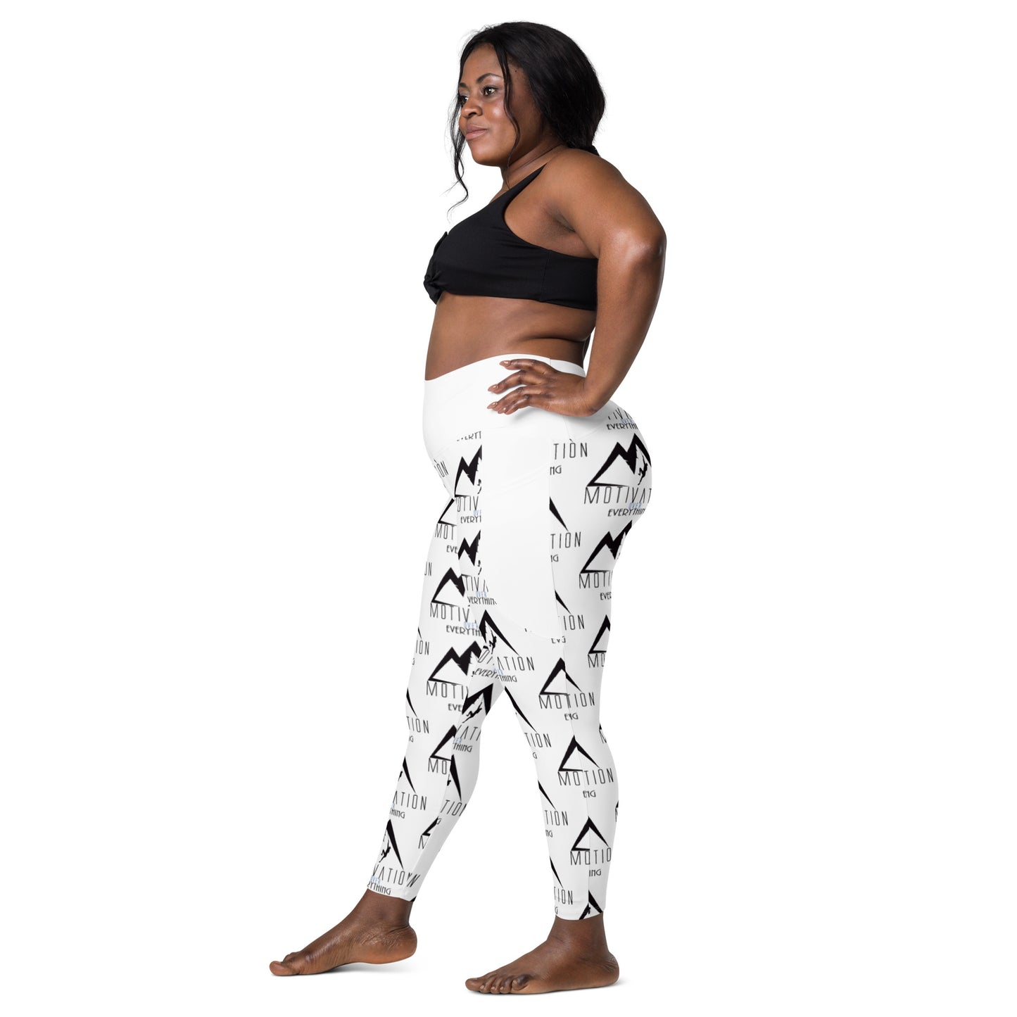 Motivation Over Everything Leggings with pockets