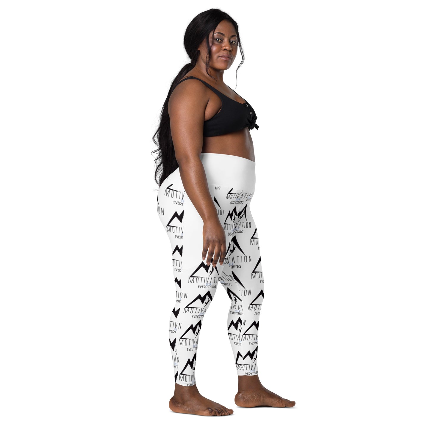 Motivation Over Everything Leggings with pockets
