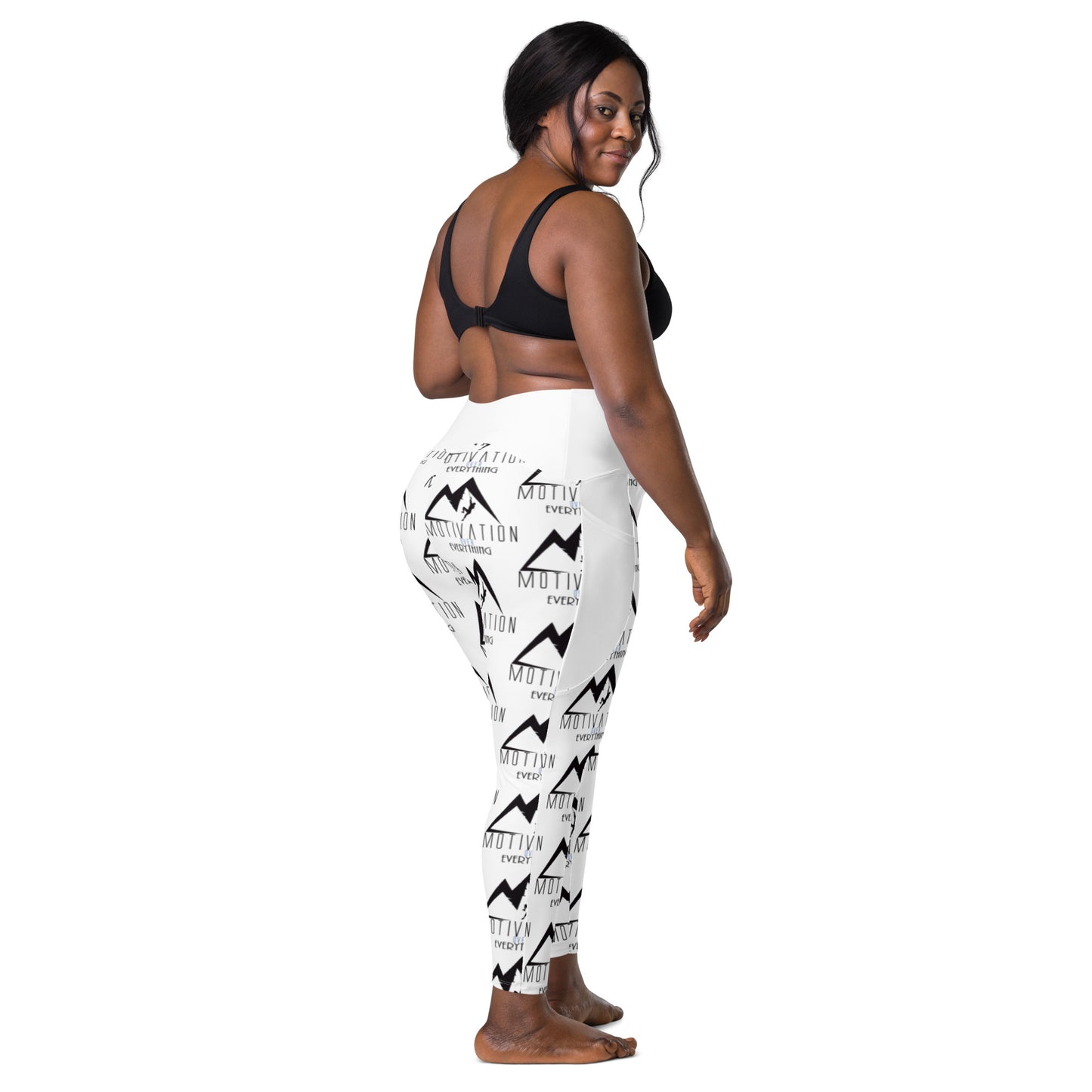 Motivation Over Everything Leggings with pockets