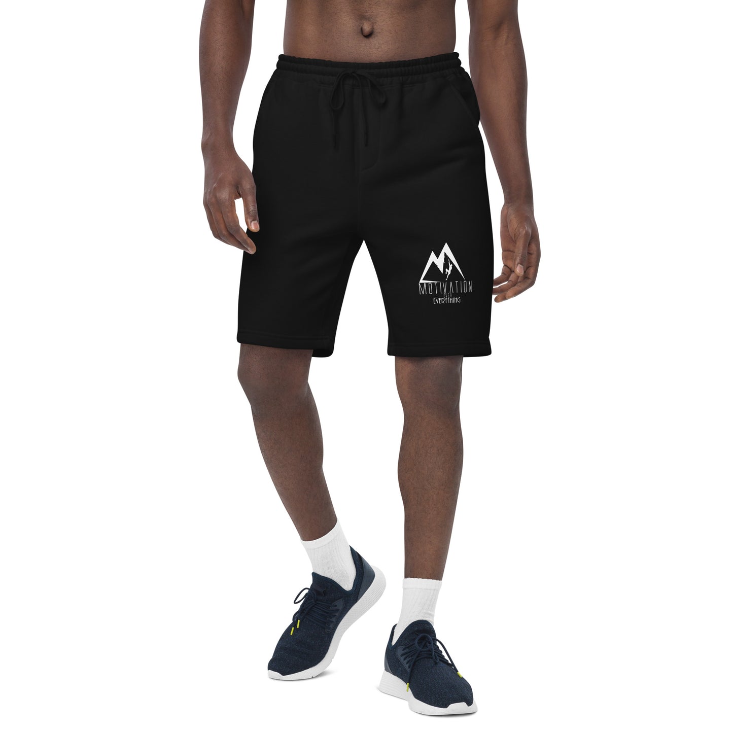 Motivation Over Everything Men's fleece shorts