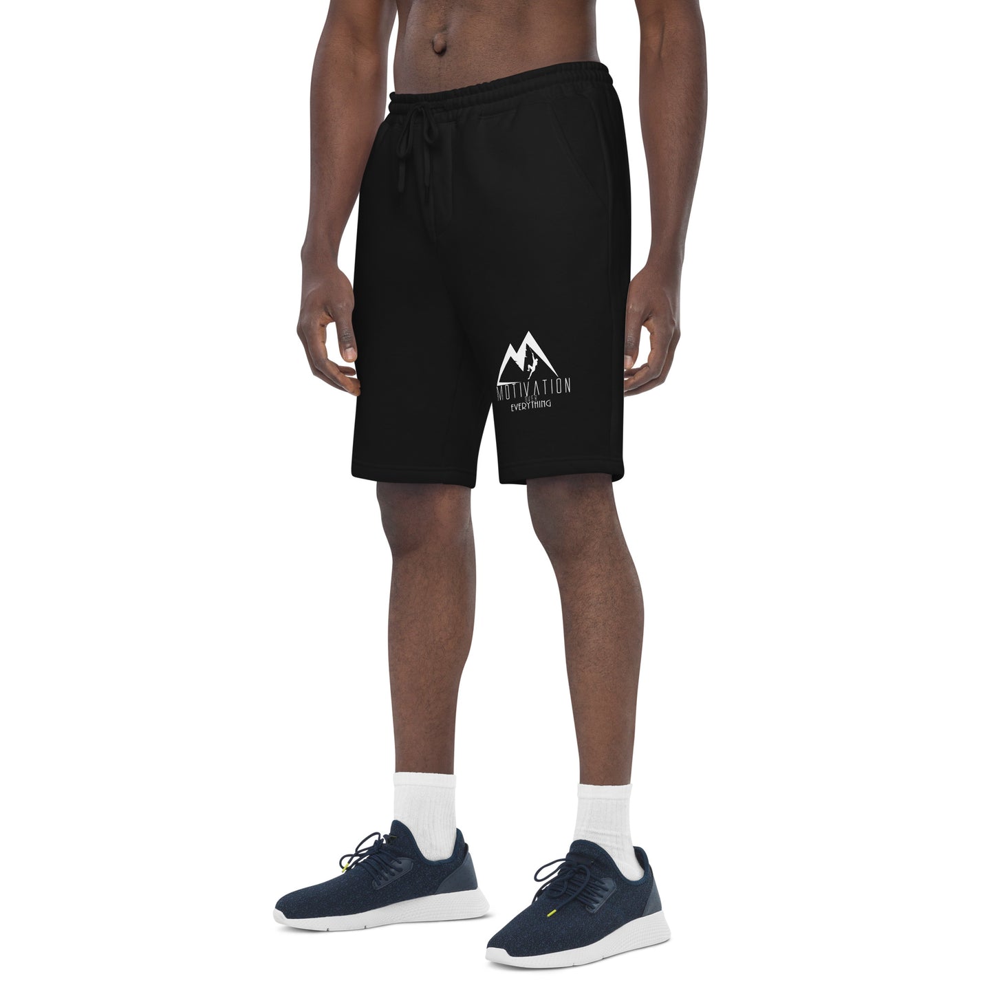 Motivation Over Everything Men's fleece shorts