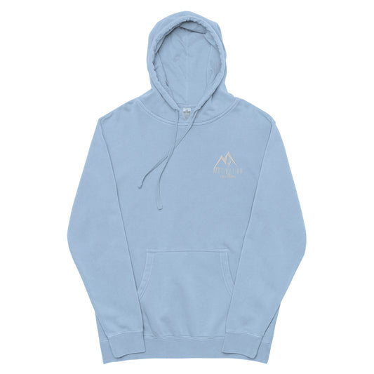 Motivation Over Everything Unisex pigment-dyed hoodie